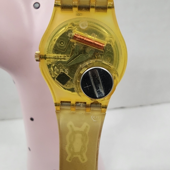 Vintage Swatch Watch LK130 Red Knot Originals 1992 - Picture 4 of 9